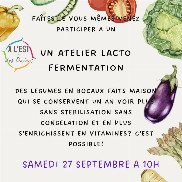 Atelier Vert : les légumes lacto-fermentés